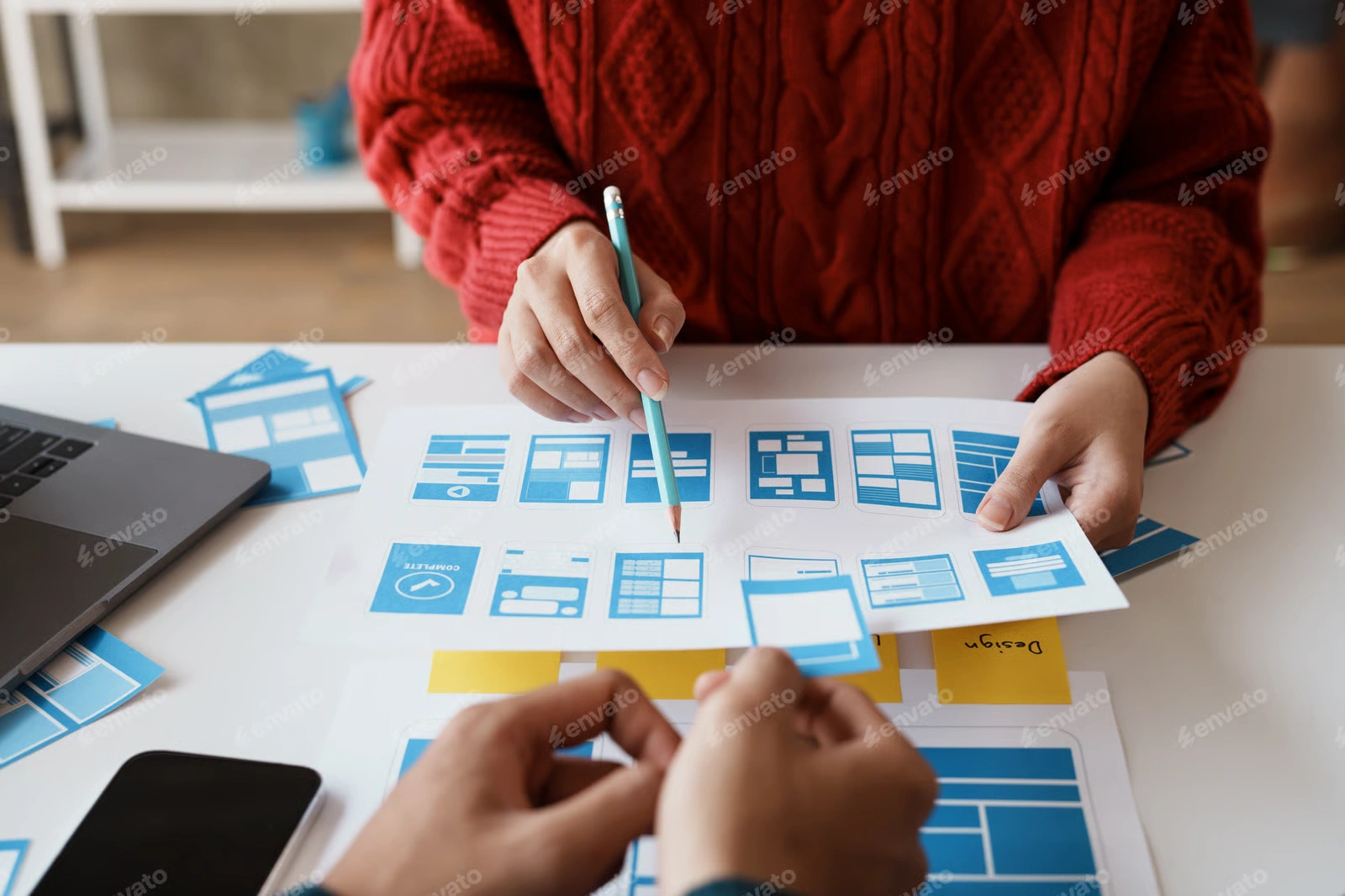 IT consultants working on digital marketing solutions