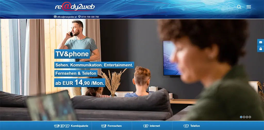 Ready2web project by Horizon Services