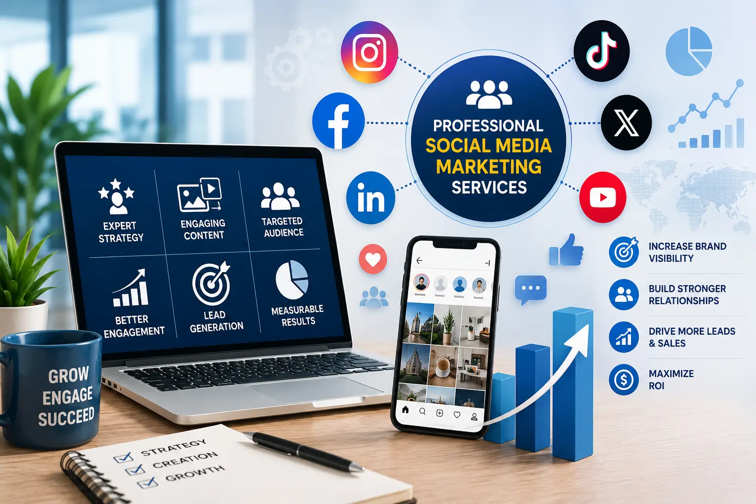 Top Benefits of Hiring Professional Social Media Marketing Services