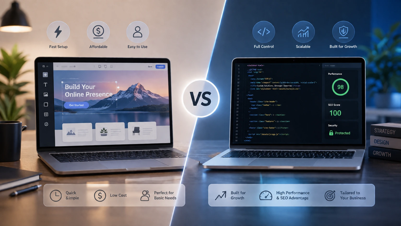 Custom Website vs Website Builders: Which Solution Is the Best Fit for Your Business?
